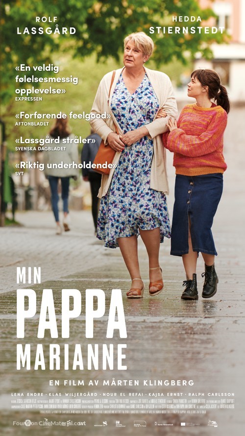 Min pappa Marianne - Swedish Movie Poster