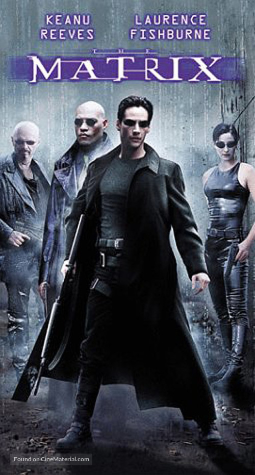 The Matrix - VHS movie cover