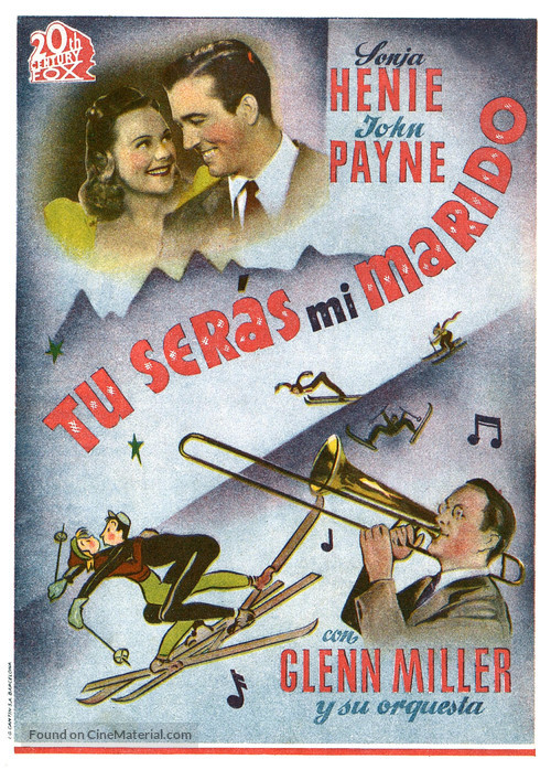 Sun Valley Serenade - Spanish Movie Poster