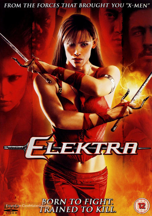 Elektra - British DVD movie cover