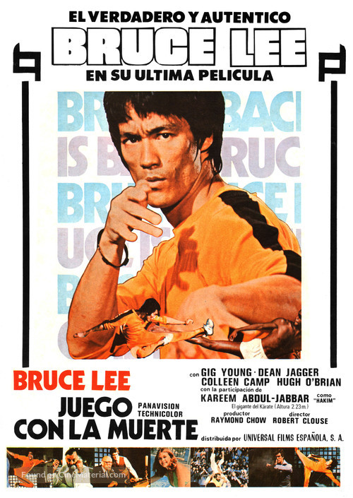 Game Of Death - Spanish Movie Poster