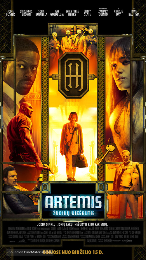 Hotel Artemis - Lithuanian Movie Poster