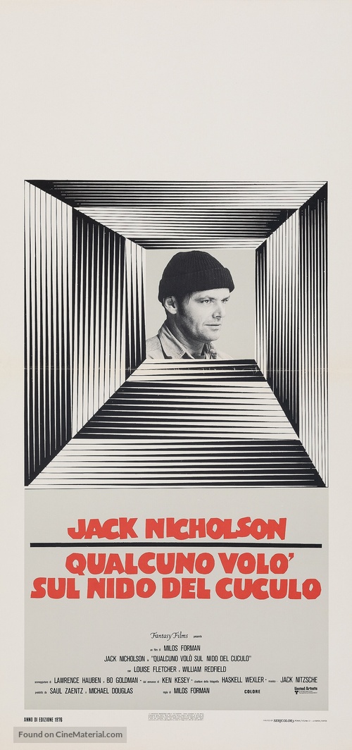 One Flew Over the Cuckoo&#039;s Nest - Italian Movie Poster