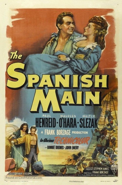 The Spanish Main - Movie Poster