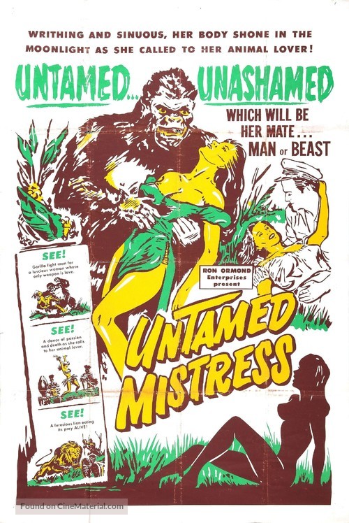 Untamed Mistress - Movie Poster