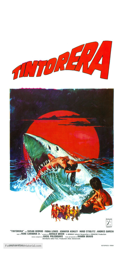 &iexcl;Tintorera! - Italian Movie Poster