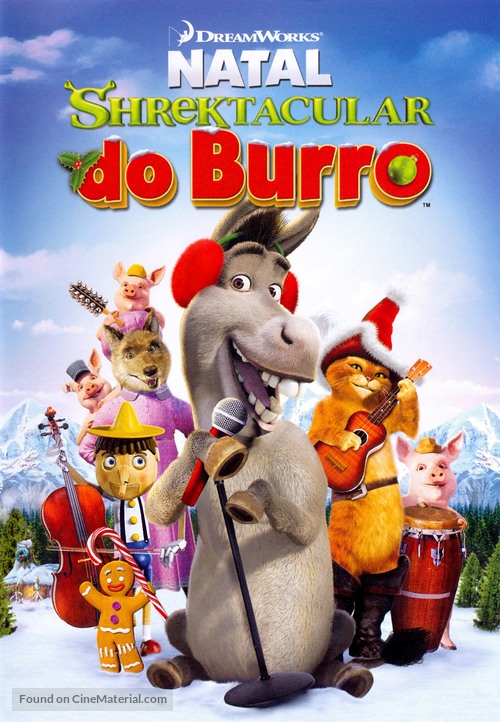 Donkey&#039;s Christmas Shrektacular - Brazilian DVD movie cover