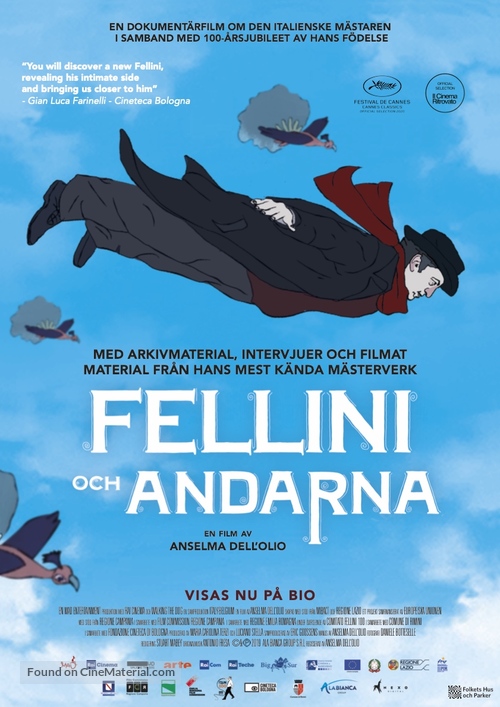 Fellini degli spiriti - Swedish Movie Poster