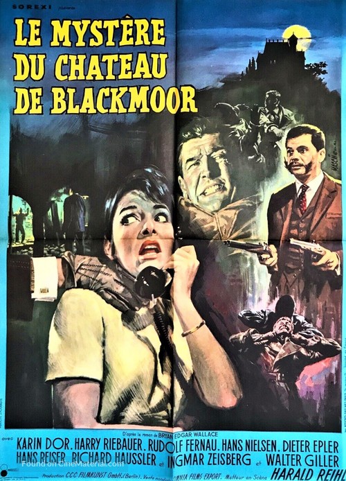 Der W&uuml;rger von Schlo&szlig; Blackmoor - French Movie Poster