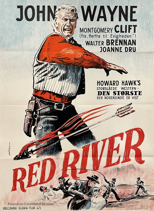 Red River - Danish Movie Poster
