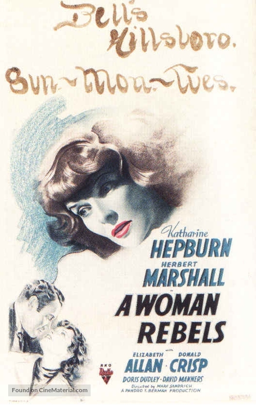 A Woman Rebels - Movie Poster
