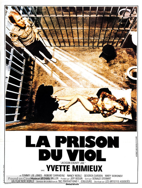Jackson County Jail - French Movie Poster