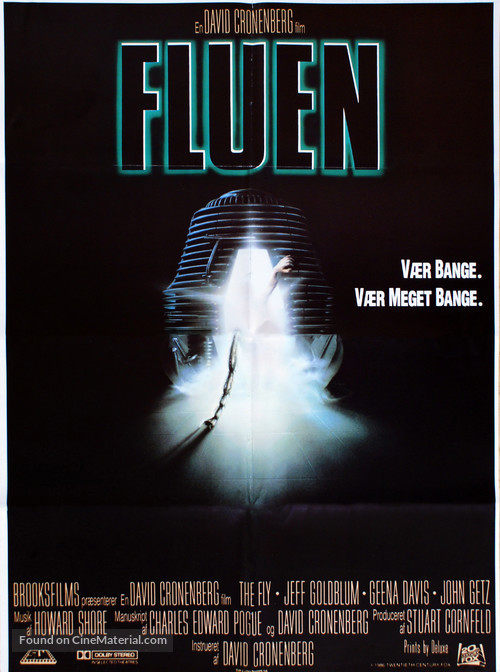 The Fly - Danish Movie Poster