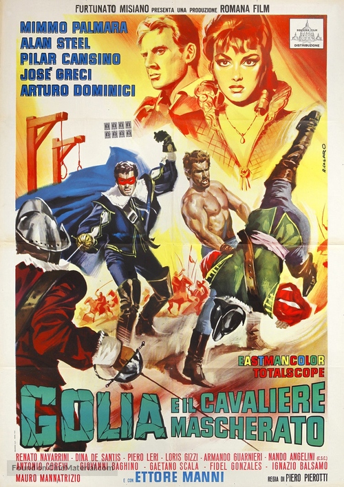 Golia e il cavaliere mascherato - Italian Movie Poster