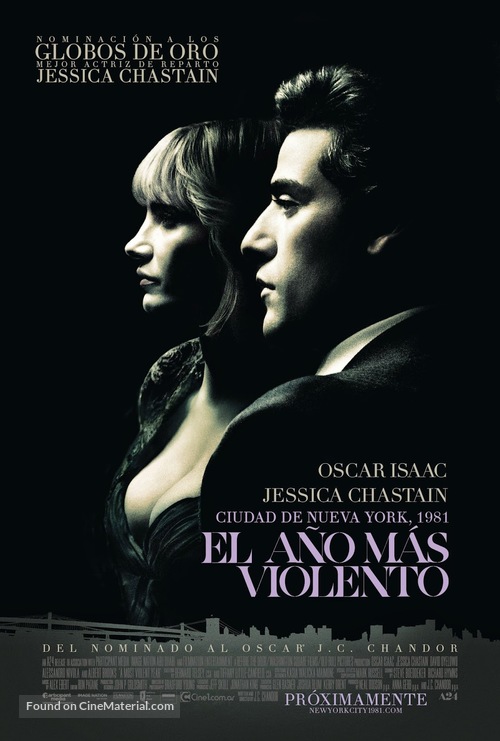 A Most Violent Year - Mexican Movie Poster