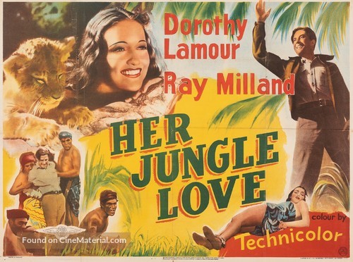 Her Jungle Love - British Movie Poster