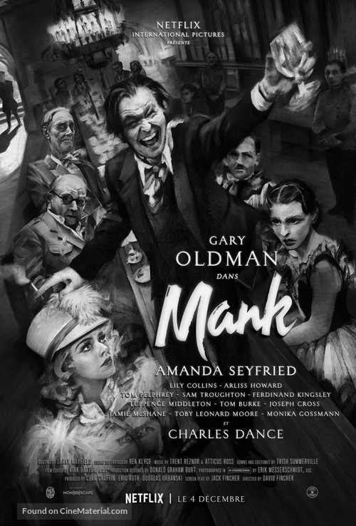 Mank - French Movie Poster