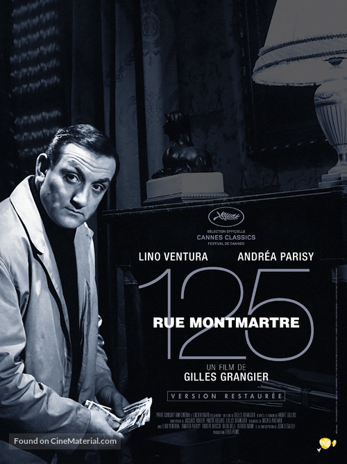 125 rue Montmartre - French Re-release movie poster