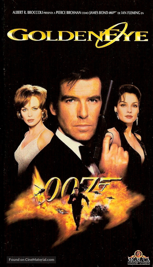 GoldenEye - Argentinian VHS movie cover