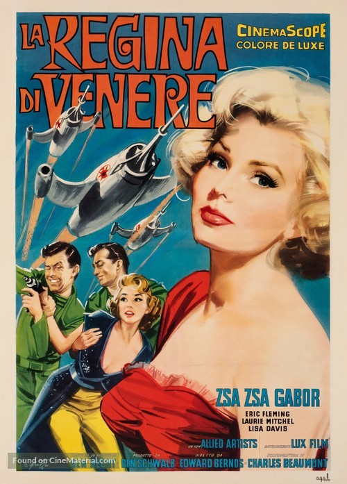 Queen of Outer Space - Italian Movie Poster