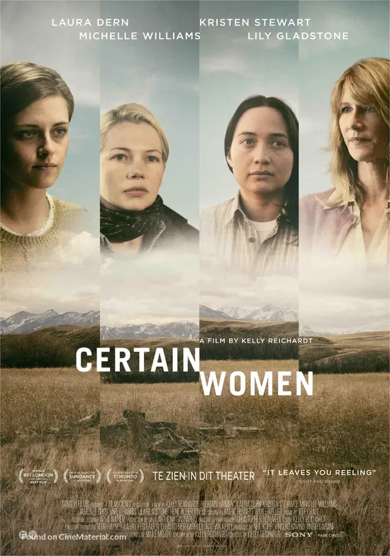 Certain Women (2016) Dutch movie poster