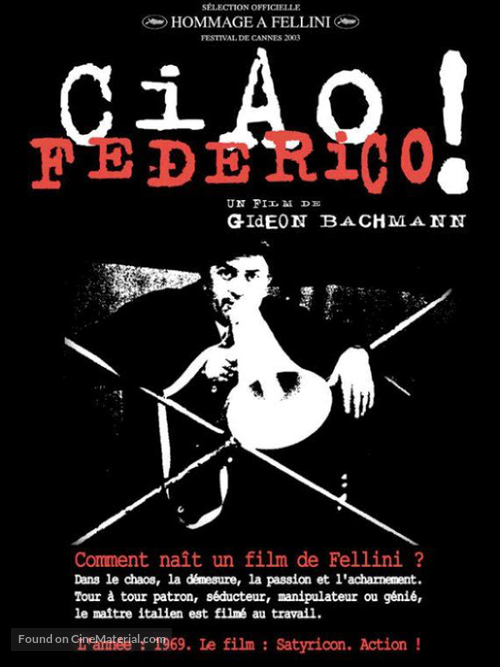 Ciao, Federico! - French Movie Poster