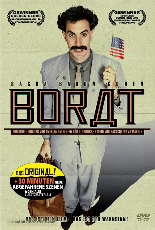 Borat: Cultural Learnings of America for Make Benefit Glorious Nation of Kazakhstan - German Movie Cover