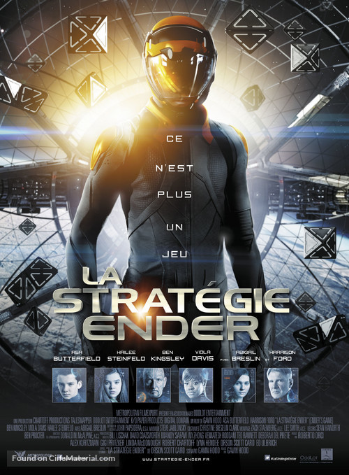 Ender&#039;s Game - French Movie Poster