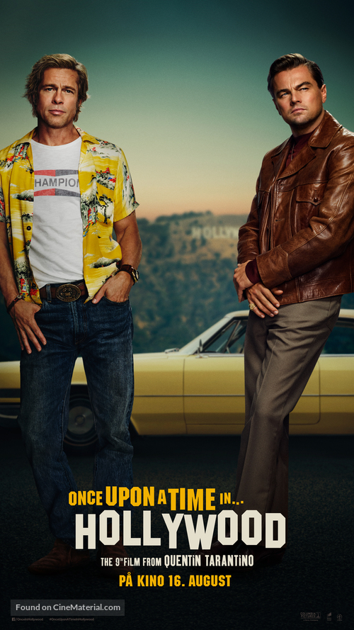 Once Upon a Time in Hollywood - Norwegian Movie Poster
