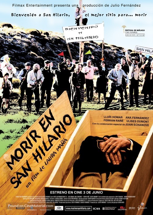 Morir en San Hilario - Spanish Movie Poster