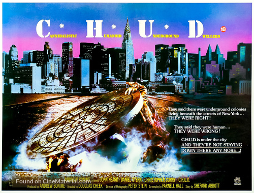 C.H.U.D. - British Movie Poster