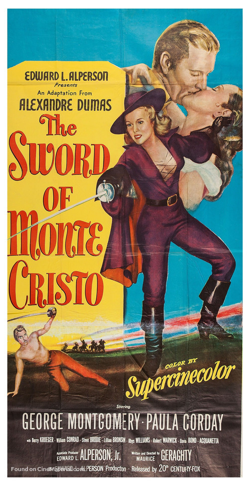 The Sword of Monte Cristo - Movie Poster