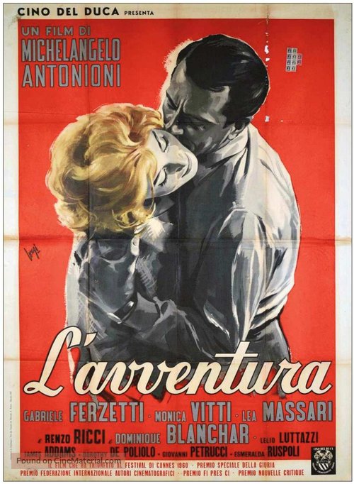 L&#039;avventura - Italian Movie Poster