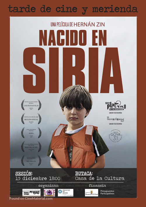 Nacido en Siria - Spanish Movie Poster