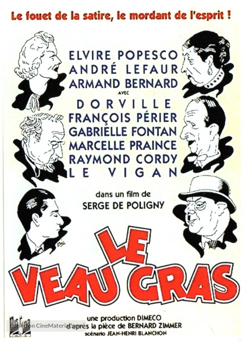 Le veau gras - French Movie Poster