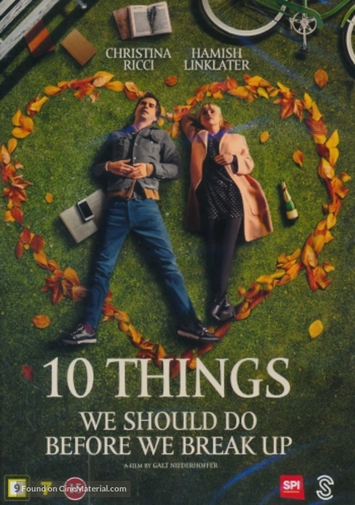 10 Things We Should Do Before We Break Up - Swedish Movie Cover