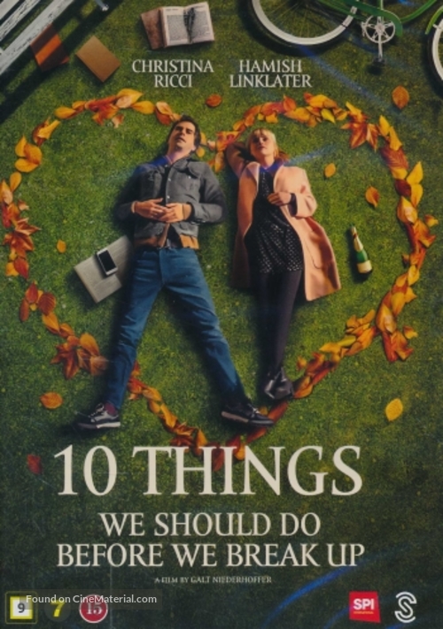 10 Things We Should Do Before We Break Up - Swedish Movie Cover