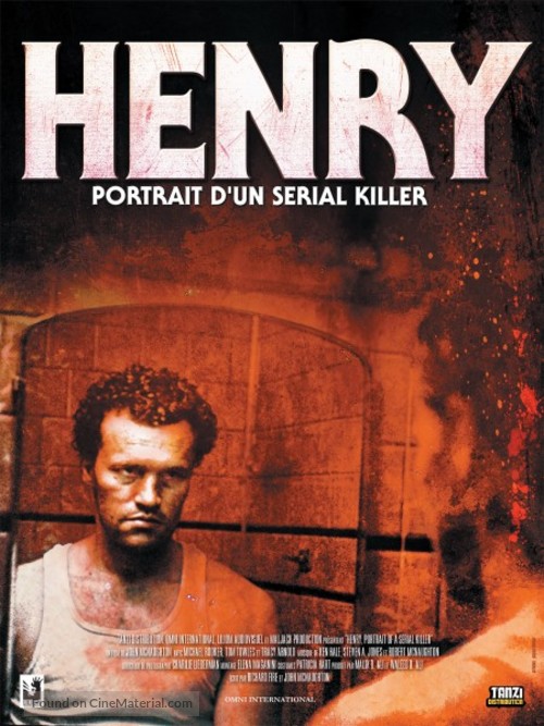Henry: Portrait of a Serial Killer - French Movie Cover
