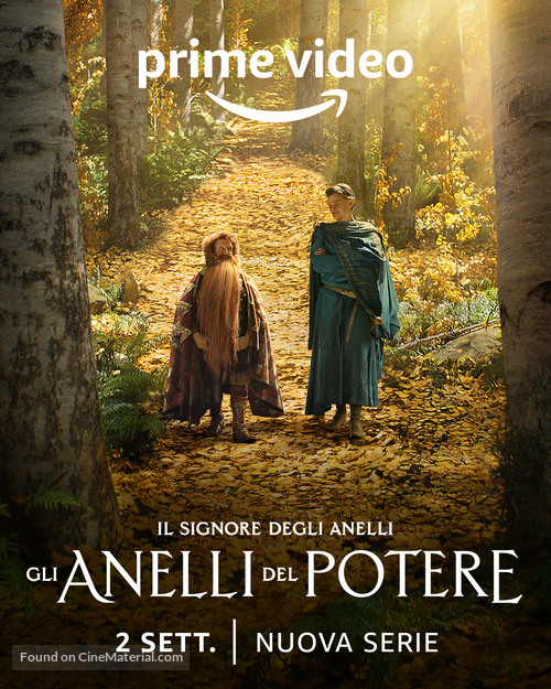 &quot;The Lord of the Rings: The Rings of Power&quot; - Italian Movie Poster