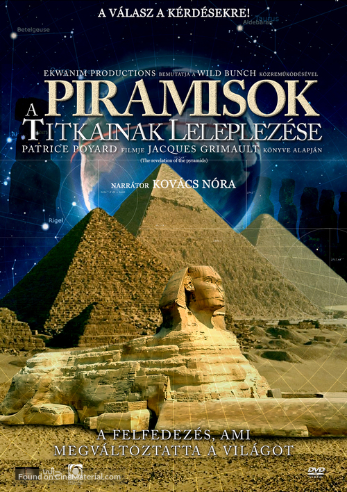 La r&eacute;v&eacute;lation des pyramides - Hungarian DVD movie cover