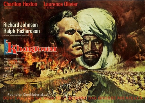 Khartoum - German Movie Poster