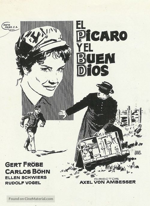 Der Gauner und der liebe Gott - Spanish poster