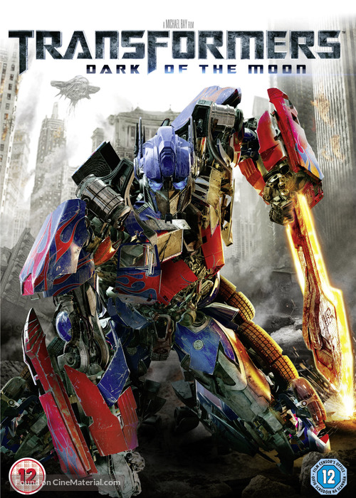Transformers: Dark of the Moon - British DVD movie cover