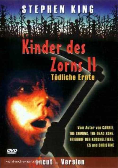 Children of the Corn II: The Final Sacrifice - German DVD movie cover