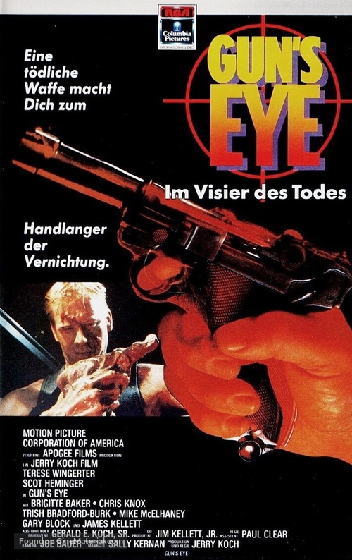 Gun&#039;s Eye - German VHS movie cover