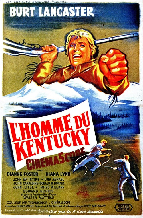 The Kentuckian - French Movie Poster