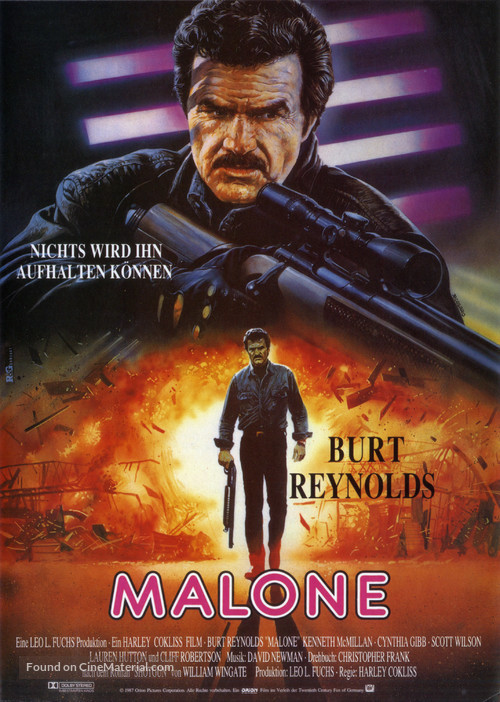 Malone - German Movie Poster
