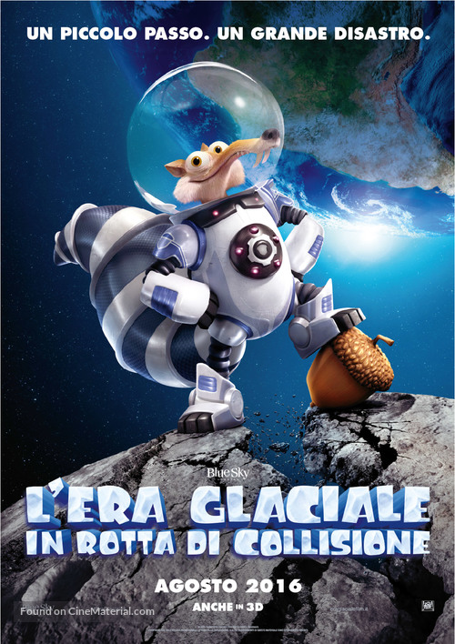 Ice Age: Collision Course - Italian Movie Poster