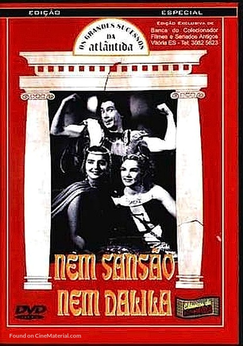 Nem Sans&atilde;o Nem Dalila - Brazilian Movie Poster