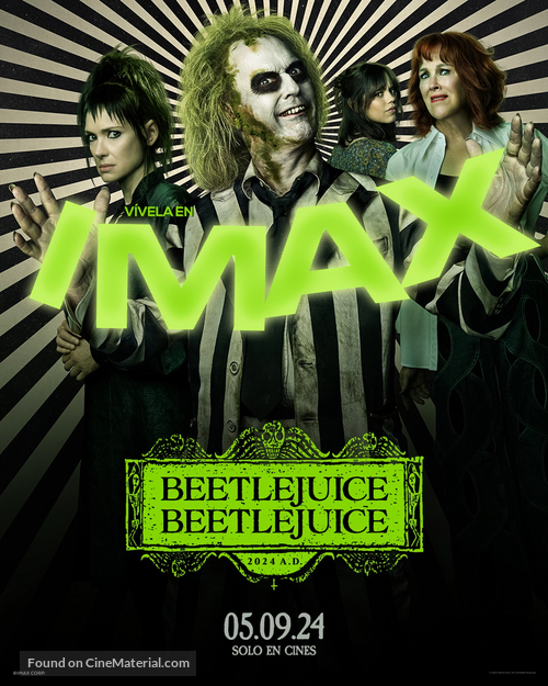 Beetlejuice Beetlejuice - Mexican Movie Poster